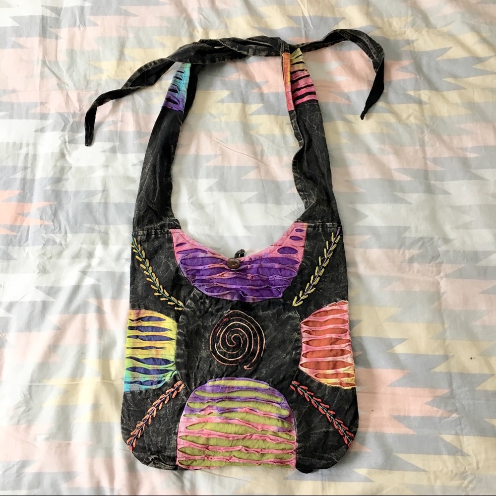 Nepalese 2 in 1 Purse (cross body and backpack)